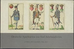 Bild des Verkufers fr Deutsche Spielkarten aus fnf Jahrhunderten. zum Verkauf von Antiquariat Kaner & Kaner GbR