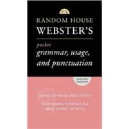 Image du vendeur pour Random House Webster's Pocket Grammar, Usage, and Punctuation mis en vente par eCampus