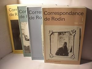 Image du vendeur pour Correspondance de Rodin ( 4 Vols. ) Tome I. 1860-1899 - Tome II. 1900-1907 - Tome III. 1908-1912 - Tome IV. 1913-1917 mis en vente par Librera Antonio Azorn