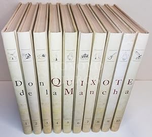 Don Quixote [Quijote] de la Mancha. Compuesto por ./. Ilustrado por D. Antonio Mingote. 10 Libros