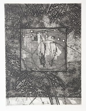 Bild des Verkufers fr Abstrakte Komposition. Aquatinta Radierung. Rechts unten signiert. Auflage 50/500. zum Verkauf von Antiquariat  Braun