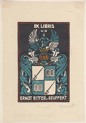 Exlibris für Ernst Ritter von Seuffert.