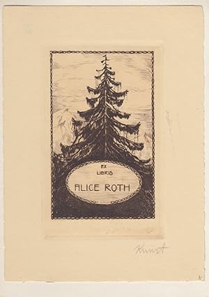 Exlibris für Alice Roth.