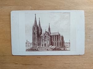 CDV - Lithographie Kölner Dom / I Domo di Colonia