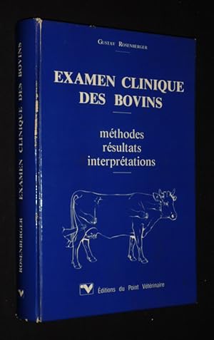 Imagen del vendedor de Examen clinique des bovins a la venta por Abraxas-libris