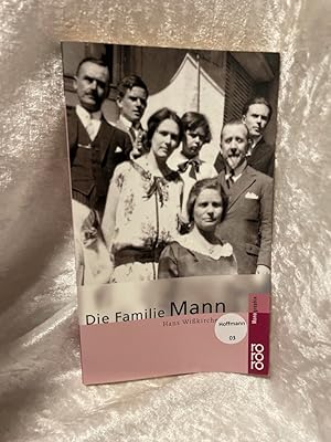Bild des Verkufers fr Die Familie Mann dargest. von / Rororo ; 50630 : Rowohlts Monographien zum Verkauf von Antiquariat Jochen Mohr -Books and Mohr-