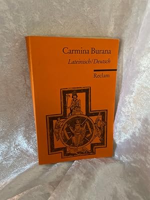 Bild des Verkufers fr Carmina Burana. Lateinisch / Deutsch Lat. /Dt. zum Verkauf von Antiquariat Jochen Mohr -Books and Mohr-
