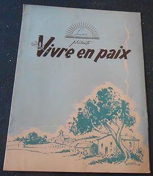 Seller image for Dossier de presse de Vivre en paix de Luigi Zampa for sale by Librairie Sedon