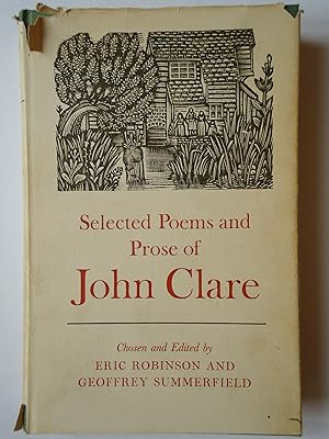 Seller image for SELECTED POEMS AND PROSE OF JOHN CLARE for sale by GfB, the Colchester Bookshop