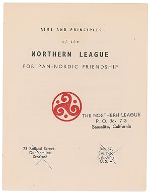 Aims and Principles of the Northern League for Pan-Nordic Friendship