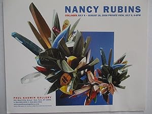 Imagen del vendedor de Nancy Rubins Collages Paul Kasmin Gallery 2006 Exhibition invite postcard a la venta por ANARTIST