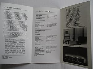Bild des Verkufers fr Art and the Dialectic Process: Joseph Beuys, Hans Haacke, Jenny Holzer, Alfredo Jaar, Louise Lawler Everhart Museum 1987 Exhibition brochure zum Verkauf von ANARTIST