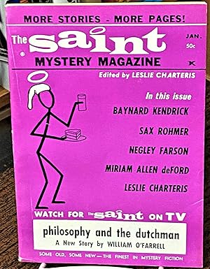 Bild des Verkufers fr The Saint Mystery Magazine January 1965 zum Verkauf von My Book Heaven