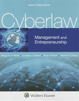 Imagen del vendedor de Cyberlaw : Management and Entrepreneurship a la venta por GreatBookPrices