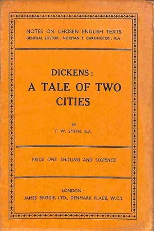 Bild des Verkufers fr Dickens: A Tale of Two Cities - Notes on Chosen English Texts zum Verkauf von WeBuyBooks