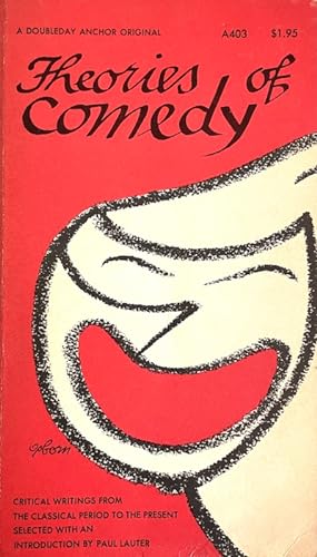 Bild des Verkufers fr Theories of Comedy zum Verkauf von Randall's Books