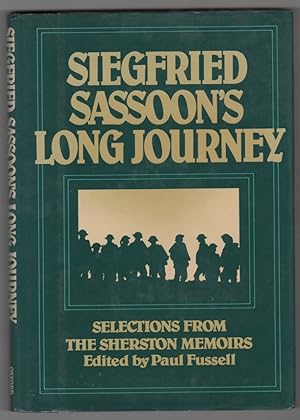 Bild des Verkufers fr Siegfried Sassoon's Long Journey Selections from the Sherston Memoirs zum Verkauf von Ainsworth Books ( IOBA)