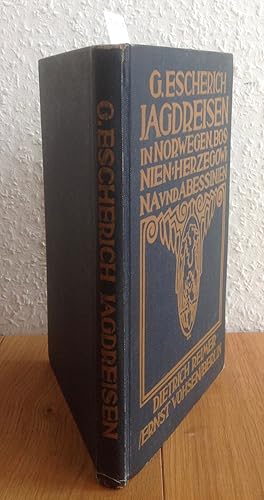 Seller image for Jagdreisen in Norwegen, in Bosnien-Herzegowina, in Abessinien. for sale by Antiquariat Hartmann