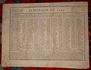 Almanach de 1793