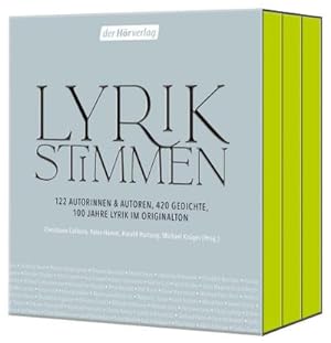 Seller image for Lyrikstimmen : 122 Autorinnen & Autoren, 420 Gedichte, 100 Jahre Lyrik im Originalton for sale by AHA-BUCH GmbH