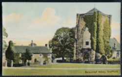Seller image for Sheffield Vintage 1907 Postcard Beeauchief Abbey for sale by Postcard Anoraks