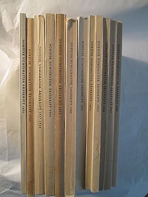 Nordisk numismatisk årsskrift / Scandinavian Numismatic Journal : 1953, 1956-1960, 1964-1970 [12 ...