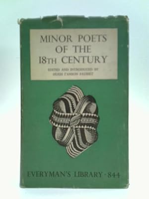 Bild des Verkufers fr Minor Poets Of The Eighteenth Century zum Verkauf von World of Rare Books