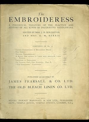 Seller image for The Embroideress | A Periodical Treating of the Practice and History of all Kinds of Decorative Needlework | Issue No. 57 for sale by Little Stour Books PBFA Member