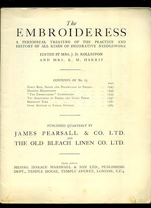 Seller image for The Embroideress | A Periodical Treating of the Practice and History of all Kinds of Decorative Needlework | Issue No. 65 for sale by Little Stour Books PBFA Member