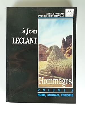 Bild des Verkufers fr Hommages  Jean Leclant Vol 2: Nubie, Soudan, thiopi. zum Verkauf von Antiquariat Dorner