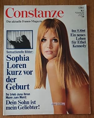 Constanze. Das aktuelle Frauen-Magazin Heft 1 30.12.1968