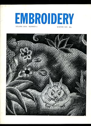 Seller image for Embroidery | The Journal Of The Embroiderers' Guild | Volume XXIII No. 4, Winter, 1972 for sale by Little Stour Books PBFA Member