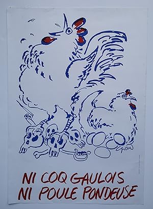 Affiche - NI COQ GAULOIS NI POULE PONDEUSE