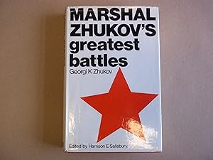 Image du vendeur pour Marshal Zhukov's Greatest Battles mis en vente par Carmarthenshire Rare Books