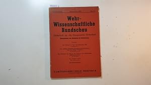 Bild des Verkufers fr Wehr-Wissenschaftliche Rundschau. Zeitschrift fr die Europische Sicherheit 9. Jahrgang Sept. 1959 Heft 9 zum Verkauf von Gebrauchtbcherlogistik  H.J. Lauterbach