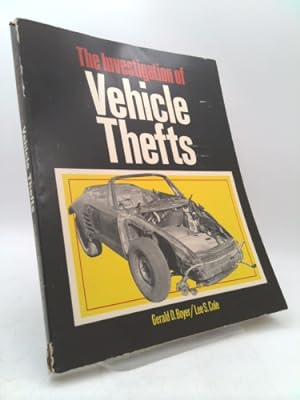 Seller image for Investigation of Vehicle Thefts for sale by ThriftBooksVintage