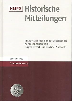 Bild des Verkufers fr Historische Mitteilungen, Band 21 / 2008;Schwerpunkt: Transdisziplinaritt zum Verkauf von Antiquariat Kastanienhof