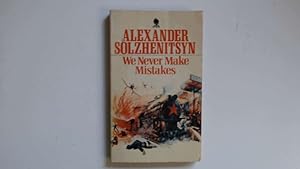 Seller image for We never make Mistakes for sale by Goldstone Rare Books