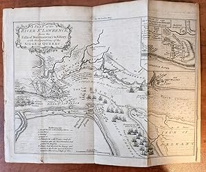 A Plan of the River St. Lawrence, from the Falls of Montmorenci to Sillery; with the Operations o...