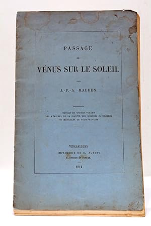 Seller image for Passage de Vnus sur le Soleil. for sale by ltimo Captulo S.L.
