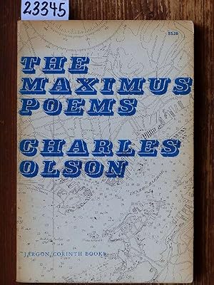 Immagine del venditore per The Maximus Poems. 3. printing. venduto da Michael Fehlauer - Antiquariat