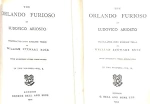 Bild des Verkufers fr The Orlando Furisos of Ludovico Ariosto Two Volumes zum Verkauf von WeBuyBooks