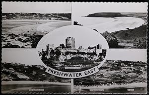 Freshwater East Wales Vintage 1962 Postcard Real Photo