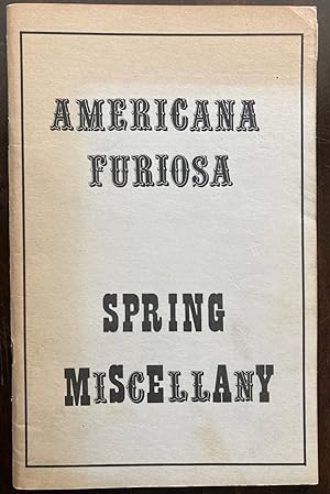 Seller image for Americana Furiosa Presents: A Humorous Miscellany for the Year 1973 Hellcoal Pamphlet Series Vol. III, No. 2 for sale by biblioboy
