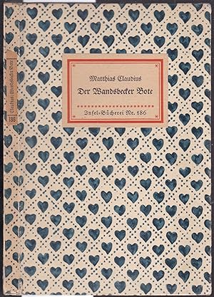 Seller image for Der Wandsbecker Bote. Eine Auswahl aus den Werken des Autors. Herausgegeben von Herman Hesse (= Insel-Bcherei, Nr. 186) for sale by Graphem. Kunst- und Buchantiquariat