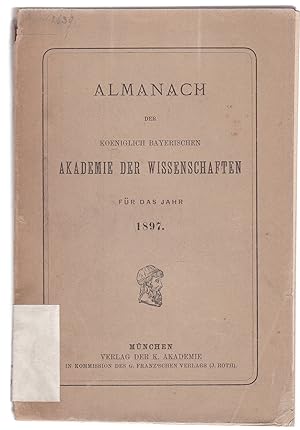 Bild des Verkufers fr Almanach der kaiserlichen Akademie der Wissenschaften. 47.Jahrgang 1897 zum Verkauf von Graphem. Kunst- und Buchantiquariat