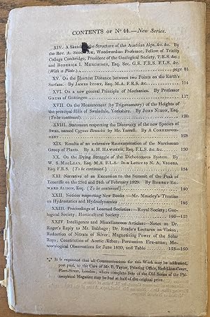 Seller image for The Philosophical Magazine and Annals of Philosophy. New Series, Vol. 8 No. 44, August 1830 for sale by Zubal-Books, Since 1961