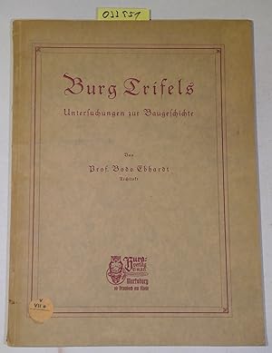 Seller image for Burg Trifels. Untersuchungen zur Baugeschichte. for sale by Antiquariat Trger
