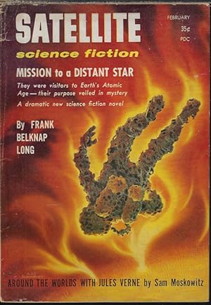 Seller image for SATELLITE Science Fiction: February, Feb. 1958 ("Mission to a Distant Star") for sale by Books from the Crypt