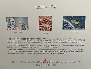 An Early 1970s American Philatelic Program Guides Honoring the U.S. Space Program